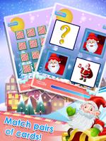 Merry Christmas Game : Memory Match Puzzle capture d'écran 1