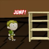 Game jump boy poster