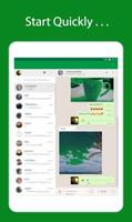 Tablet for WhatsApp Web Affiche