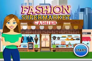 Fashion Supermarket Cashier Affiche