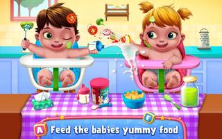 Babysitter Daycare Mania الملصق