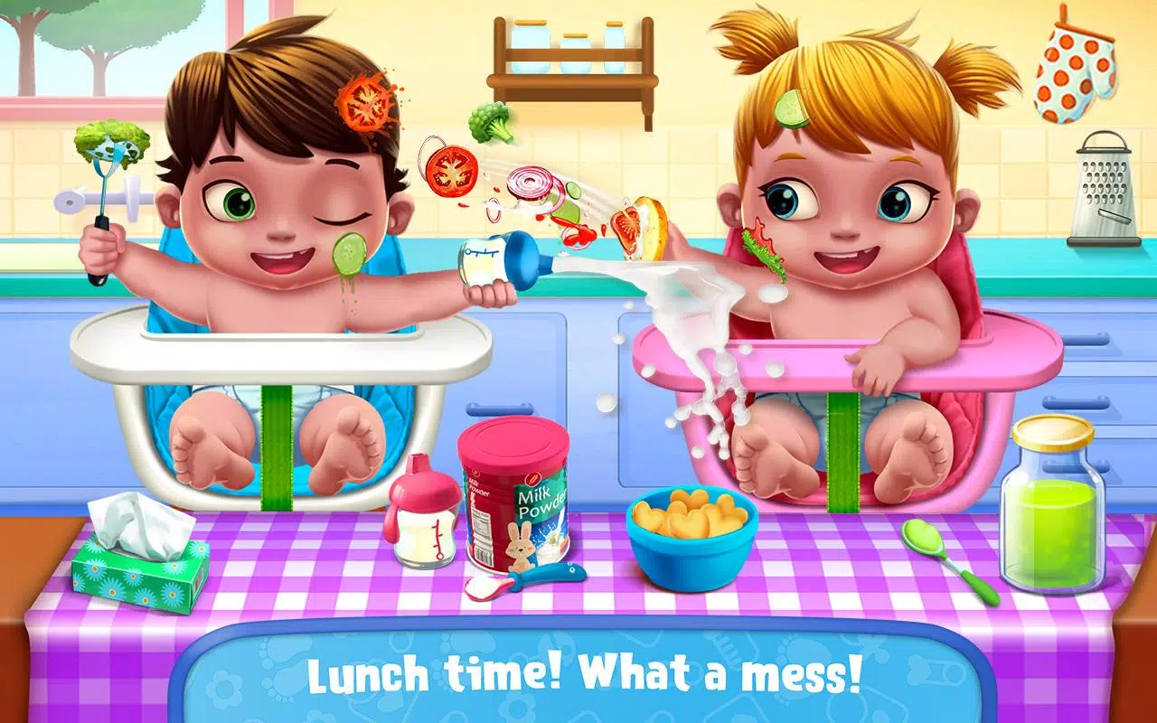 Twins Nursery Baby Games APK + Mod for Android.