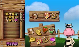 Food & Cows. Brain Game! Free! स्क्रीनशॉट 1