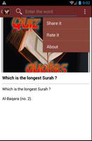 Quiz Quran and quotes Quran 스크린샷 2