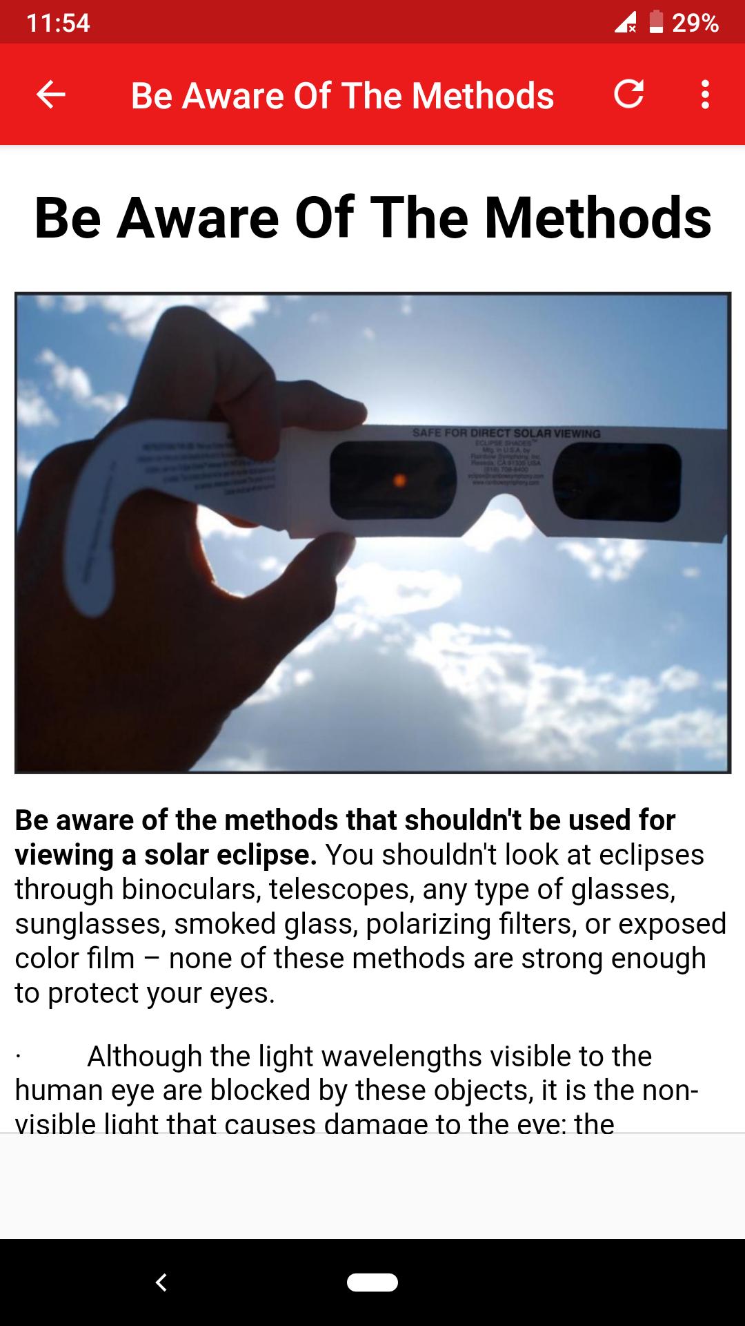 DIY Eclipse Glasses for Android - APK Download