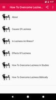 How To Overcome Laziness capture d'écran 1