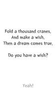 A thousand crane / Make a wish screenshot 1