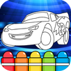 Lightning Cars Coloring Book Pages Draw and Paint APK