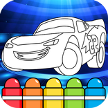Lightning Cars Coloring Book Pages Draw and Paint