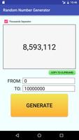 Random Number Generator تصوير الشاشة 3