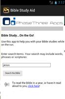 Bible Study Aid Cartaz