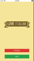 Love Italian HU13 الملصق