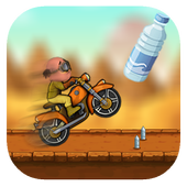 Motorcycle Motu Patlu desert icon