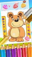 Teddy Bear Coloring Drawing capture d'écran 2