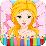 Beauty Fairy Princess Coloring-icoon
