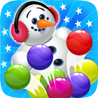 Ice Bubble Shooter Snowman-icoon