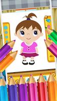 Little Girls Coloring World screenshot 2