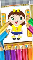 Little Girls Coloring World screenshot 3