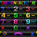 THEME GO CONTACTS BLACK COLORS APK