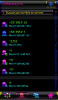 THEME GO CONTACTS BLACK COLORS screenshot 2