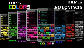 THEME GO CONTACTS CHESS COLORS screenshot 1