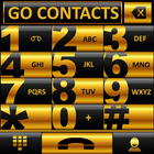THEME GO CONTACTS CHESS GOLD icon