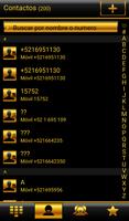 THEME GO CONTACTS CHESS GOLD screenshot 1