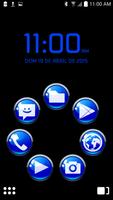 ICON PACK BLUE GLOSSY BUTTONS 海报
