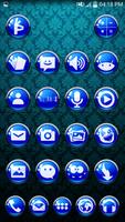 ICON PACK BLUE GLOSSY BUTTONS ภาพหน้าจอ 2