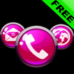 ICON PACK PINK GLOSSY BUTTONS