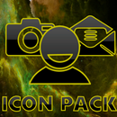 ICON PACK DARK SPACE YELLOW APK