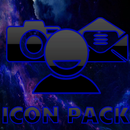 ICON PACK DARK SPACE BLUE APK