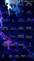 ICON PACK DARK SPACE BLUE poster