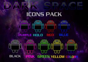 ICON PACK DARK SPACE BLUE screenshot 1