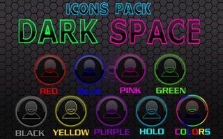 ICON PACK DARK SPACE 2 COLORS screenshot 1