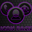 ICON PACK DARK SPACE 2 PURPLE APK