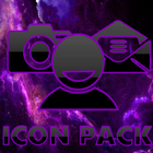 ICON PACK DARK SPACE PURPLE icon