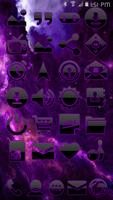 ICON PACK DARK SPACE PURPLE poster