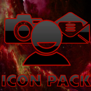 ICON PACK DARK SPACE RED APK