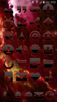 ICON PACK DARK SPACE RED poster