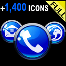 ICON PACK GLOSSY BLUE BUTTONS APK