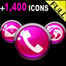 ICON PACK GLOSSY PINK BUTTONS APK
