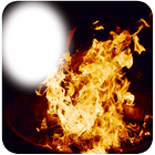 Fire photo frames أيقونة