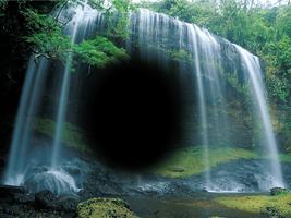 Waterfall Photo frames الملصق