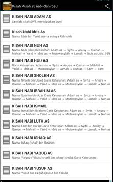 Kisah 25 Nabi & Rasul Kisah 25 Nabi & Rasul