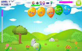 Math Balloons Plus screenshot 1