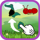 Animal Puzzles Learn for kids ไอคอน