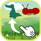 Drag n match animals for Toddlers and Kids icon