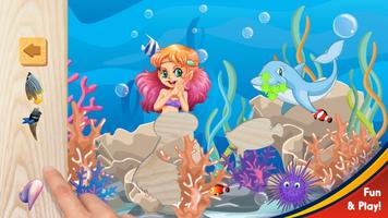 Aquarium mermaid Puzzle for Girl 스크린샷 1