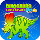 Dinosaur sound puzzles preschool educational APK